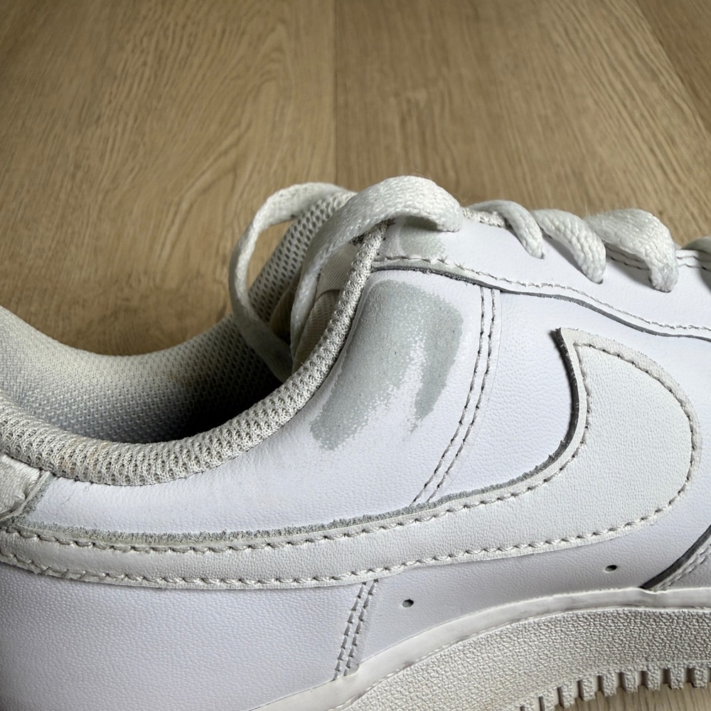 Nike Air Force 1 Low '07 Womens Size 7.5 Triple White Sneakers DD8959-100 - Picture 12 of 14